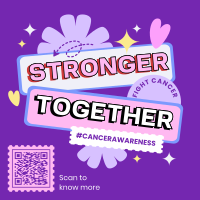 We're Stronger than Cancer Linkedin Post Image Preview