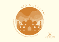 Happy Eid Mubarak Postcard