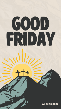 Good Friday Calvary Instagram Story