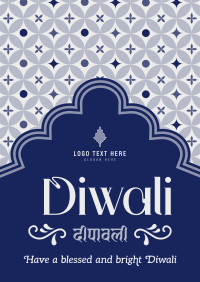 Blessed Bright Diwali Flyer