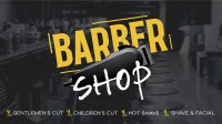 Grunge Barber Shop Services Animation