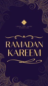 Ornamental Ramadan Greeting Instagram Story