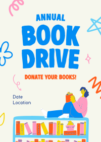 Donate A Book Poster