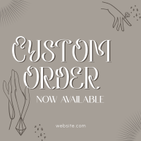 Order Custom Jewelry Linkedin Post