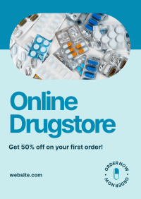 Online Drugstore Promo Poster