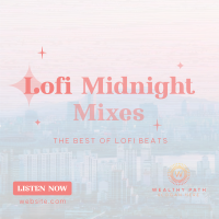 Lofi Midnight Music Linkedin Post Image Preview