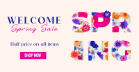 Modern Spring Sale Facebook Ad