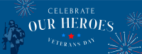 Celebrate Our Heroes Facebook Cover Design