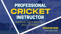 Professional Cricket Coach Video Design