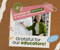 Educator Teacher's Day Facebook Post