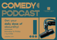 Daily Comedy Podcast Postcard Image Preview