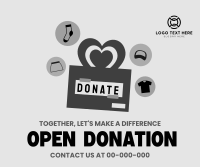 Charity Donation Facebook Post Design