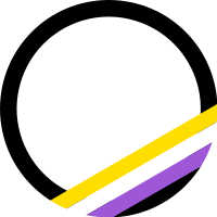 Nonbinary Pride Flag SoundCloud Profile Picture Design