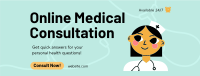 Online Medical Consultation Facebook Cover Image Preview