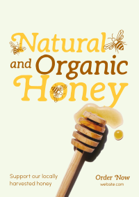 Locally Harvested Honey Poster