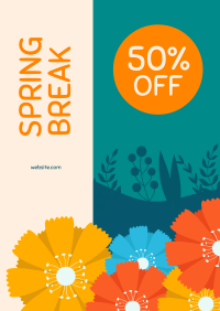 Spring Break Sale Poster