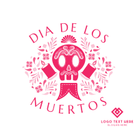 Dia de Muertos Instagram Post