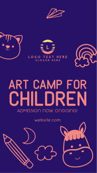 Art Camp for Kids Facebook Story