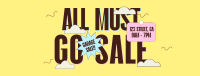 Garage Sale Quirky Facebook Cover Design