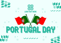 Portugal National Day Postcard