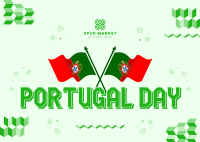 Portugal National Day Postcard Image Preview