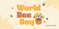 Happy Bee Day Twitter Post