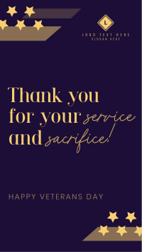 Service and Sacrifice Facebook Story