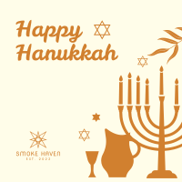 Happy Hanukkah Instagram Post Image Preview