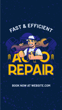 Professional Auto Repair Facebook Story