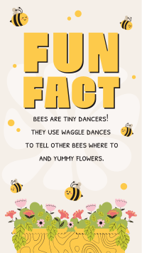 Bee Day Fun Fact Instagram Reel Image Preview