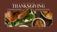 Sophisticated Thanksgiving Facebook Event Cover Design