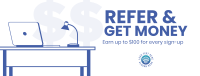 Refer And Get Money Facebook Cover