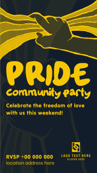 Grab Your Pride Facebook Story Design