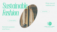 Clean Minimalist Sustainable Fashion Animation