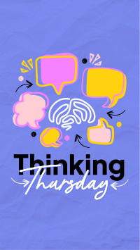 Simple Quirky Thinking Thursday Instagram Reel