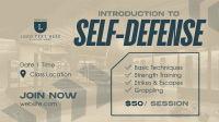 Self-defense Training Class Video Design