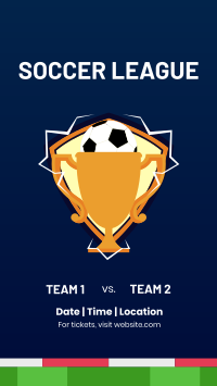 Soccer League Facebook Story Design