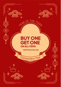 Chinese New Year Promo Flyer