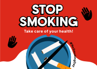 Smoking Habit Prevention Postcard