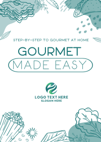 Gourmet Food Vlog Poster