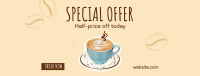 Cafe Coffee Sale Facebook Cover Image Preview