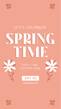 Springtime Celebration Facebook Story