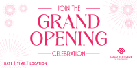 Grand Opening Party Twitter Post