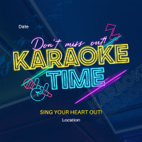 Join Karaoke Time Instagram Post