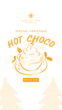 Christmas Hot Choco Facebook Story