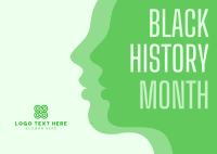 Black History Movement Postcard