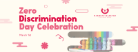 Playful Zero Discrimination Celebration Facebook Cover Image Preview