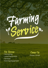 Farming Services Flyer