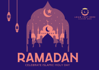 Islamic Holy Day Postcard