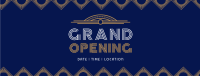 Art Deco Grand Opening Facebook Cover Image Preview